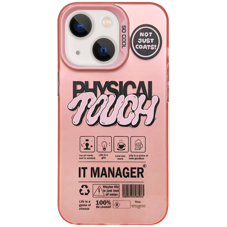English Label Double-sided Frosted Phone Case, For iPhone 15 Pro Max, For iPhone 15 Pro, For iPhone 15 Plus, For iPhone 15, For iPhone 14 Plus, For iPhone 14, For iPhone 14 Pro, For iPhone 14 Pro Max