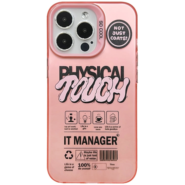 English Label Double-sided Frosted Phone Case, For iPhone 15 Pro Max, For iPhone 15 Pro, For iPhone 15 Plus, For iPhone 15, For iPhone 14 Plus, For iPhone 14, For iPhone 14 Pro, For iPhone 14 Pro Max