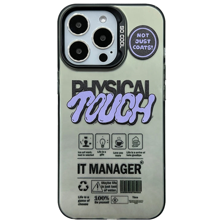 English Label Double-sided Frosted Phone Case, For iPhone 15 Pro Max, For iPhone 15 Pro, For iPhone 15 Plus, For iPhone 15, For iPhone 14 Plus, For iPhone 14, For iPhone 14 Pro, For iPhone 14 Pro Max
