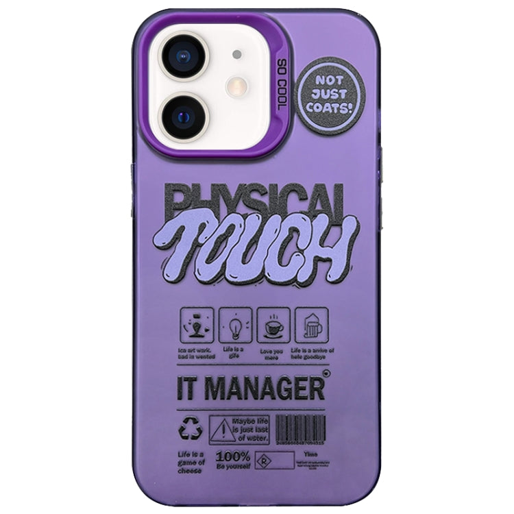 English Label Double-sided Frosted Phone Case, For iPhone 13 Pro Max, For iPhone 13 Pro, For iPhone 13, For iPhone 12, For iPhone 12 Pro Max, For iPhone 12 Pro, For iPhone 11 Pro Max, For iPhone 11
