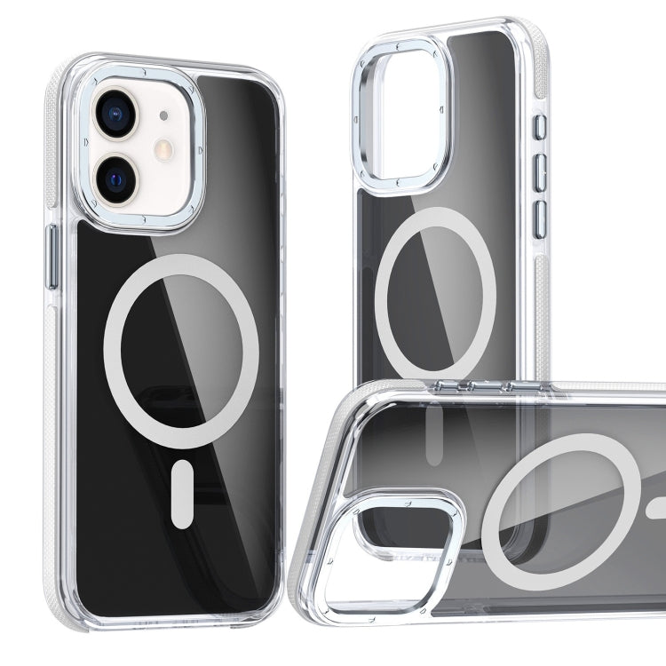 Magsafe Dual-Color Transparent Black Full Coverage Phone Case, For iPhone 11 Pro Max, For iPhone 11