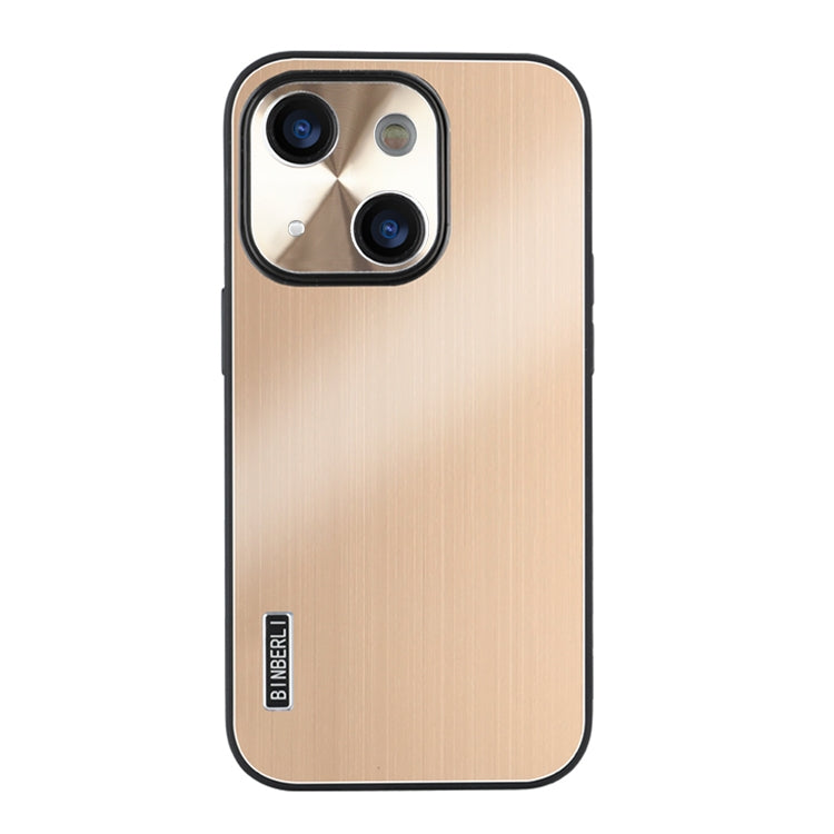 PC Hybrid Aluminum Alloy Brushed Shockproof Phone Case, For iPhone 15 Plus, For iPhone 15, For iPhone 14 Plus, For iPhone 14, For iPhone 14 Pro, For iPhone 14 Pro Max