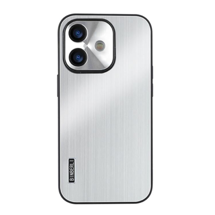 PC Hybrid Aluminum Alloy Brushed Shockproof Phone Case, For iPhone 16 Pro Max, For iPhone 16 Pro, For iPhone 16 Plus, For iPhone 16, For iPhone 15 Pro Max, For iPhone 15 Pro