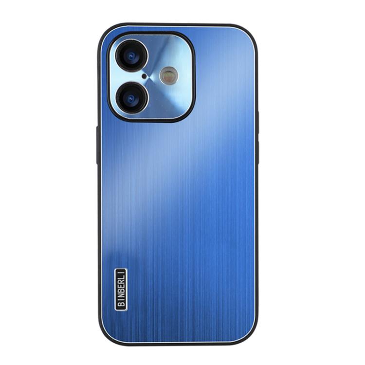 PC Hybrid Aluminum Alloy Brushed Shockproof Phone Case, For iPhone 16 Pro Max, For iPhone 16 Pro, For iPhone 16 Plus, For iPhone 16, For iPhone 15 Pro Max, For iPhone 15 Pro