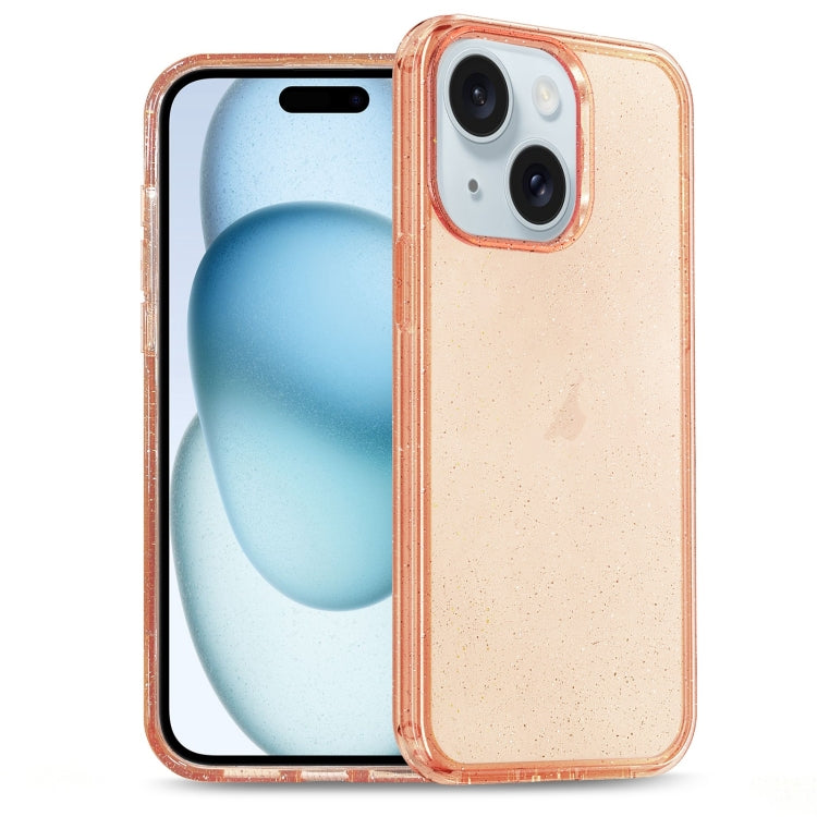 Glitter Powder TPU Hybrid PC Phone Case, For iPhone 15 Pro Max, For iPhone 15 Pro, For iPhone 15 Plus, For iPhone 15
