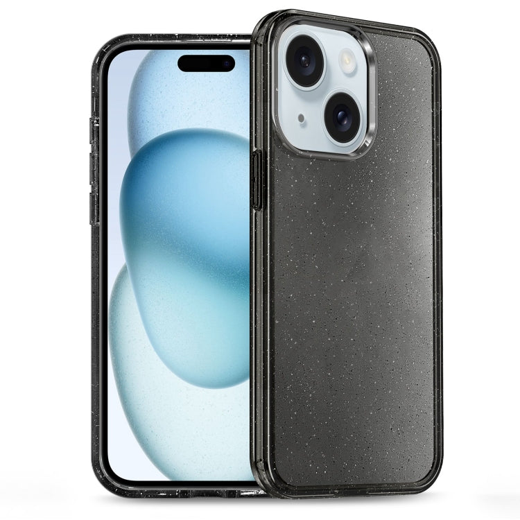 Glitter Powder TPU Hybrid PC Phone Case, For iPhone 15 Pro Max, For iPhone 15 Pro, For iPhone 15 Plus, For iPhone 15
