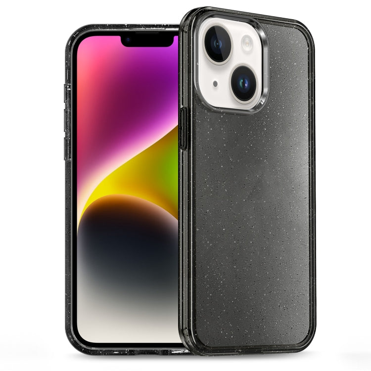 Glitter Powder TPU Hybrid PC Phone Case, For iPhone 14 Plus, For iPhone 14, For iPhone 14 Pro, For iPhone 14 Pro Max
