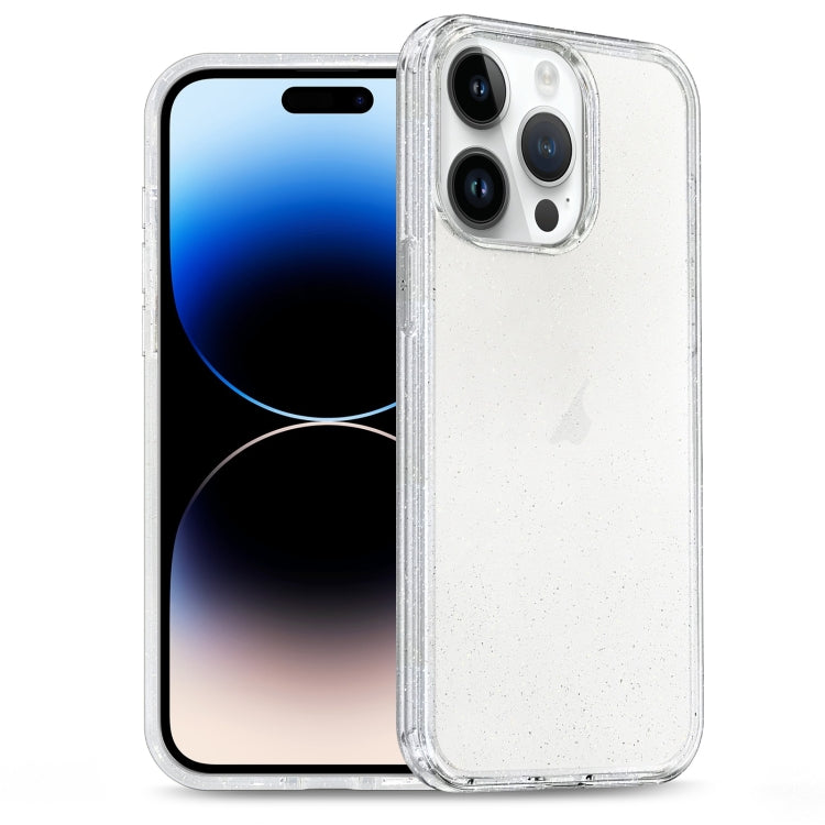 Glitter Powder TPU Hybrid PC Phone Case, For iPhone 14 Plus, For iPhone 14, For iPhone 14 Pro, For iPhone 14 Pro Max