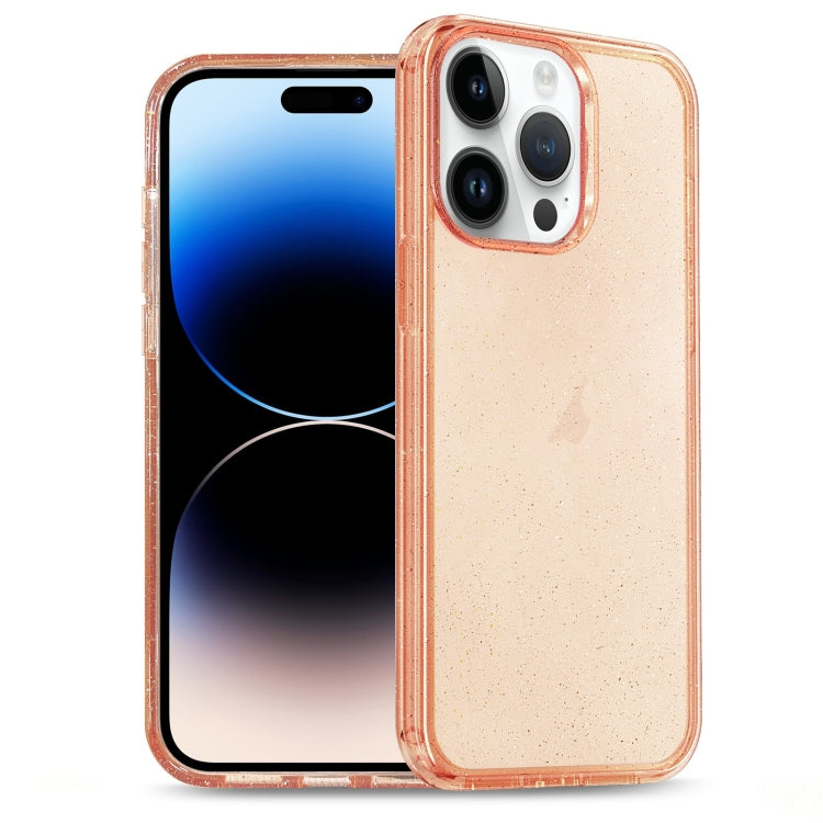 Glitter Powder TPU Hybrid PC Phone Case, For iPhone 14 Plus, For iPhone 14, For iPhone 14 Pro, For iPhone 14 Pro Max