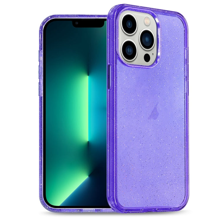 Glitter Powder TPU Hybrid PC Phone Case, For iPhone 13 Pro Max, For iPhone 13 Pro, For iPhone 13, For iPhone 12