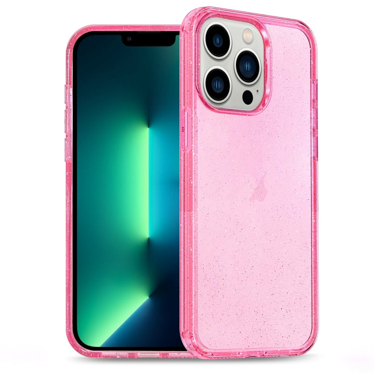 Glitter Powder TPU Hybrid PC Phone Case, For iPhone 13 Pro Max, For iPhone 13 Pro, For iPhone 13, For iPhone 12
