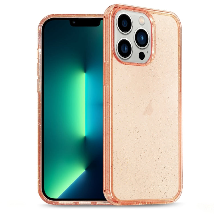 Glitter Powder TPU Hybrid PC Phone Case, For iPhone 13 Pro Max, For iPhone 13 Pro, For iPhone 13, For iPhone 12