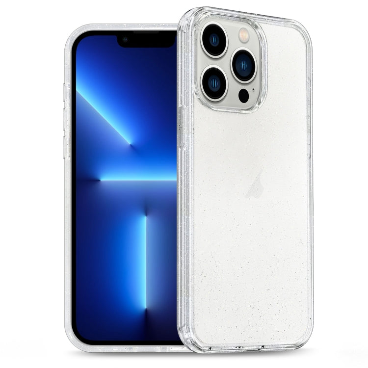 Glitter Powder TPU Hybrid PC Phone Case, For iPhone 13 Pro Max, For iPhone 13 Pro, For iPhone 13, For iPhone 12