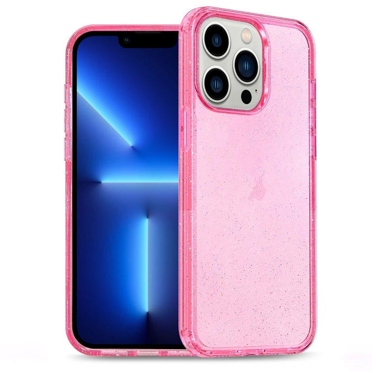 Glitter Powder TPU Hybrid PC Phone Case, For iPhone 13 Pro Max, For iPhone 13 Pro, For iPhone 13, For iPhone 12