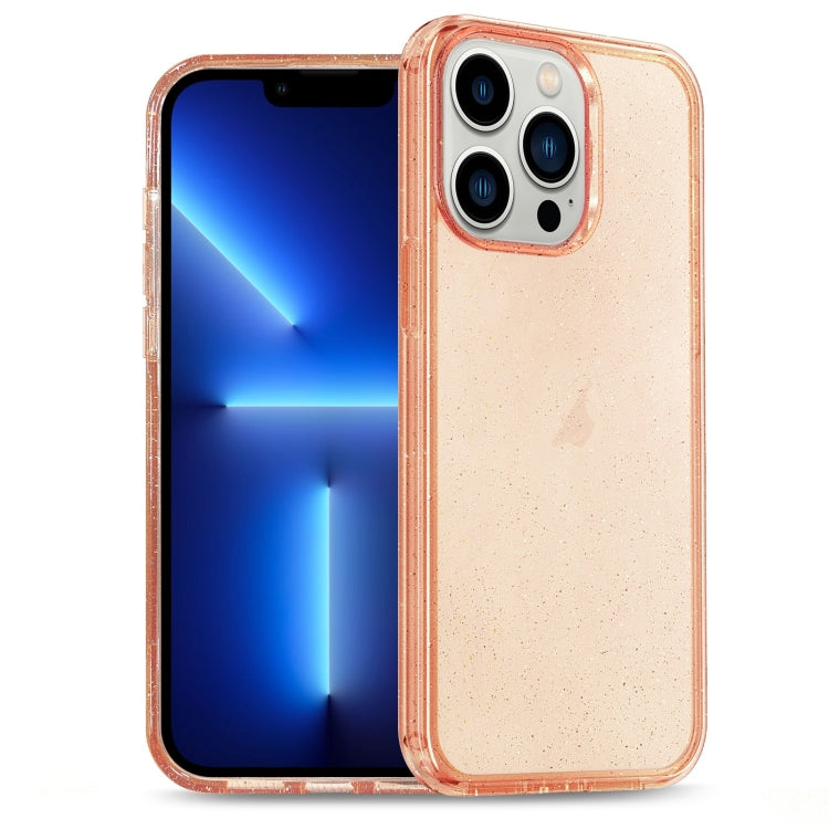 Glitter Powder TPU Hybrid PC Phone Case, For iPhone 13 Pro Max, For iPhone 13 Pro, For iPhone 13, For iPhone 12