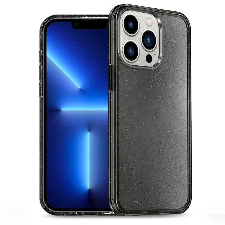 Glitter Powder TPU Hybrid PC Phone Case, For iPhone 13 Pro Max, For iPhone 13 Pro, For iPhone 13, For iPhone 12