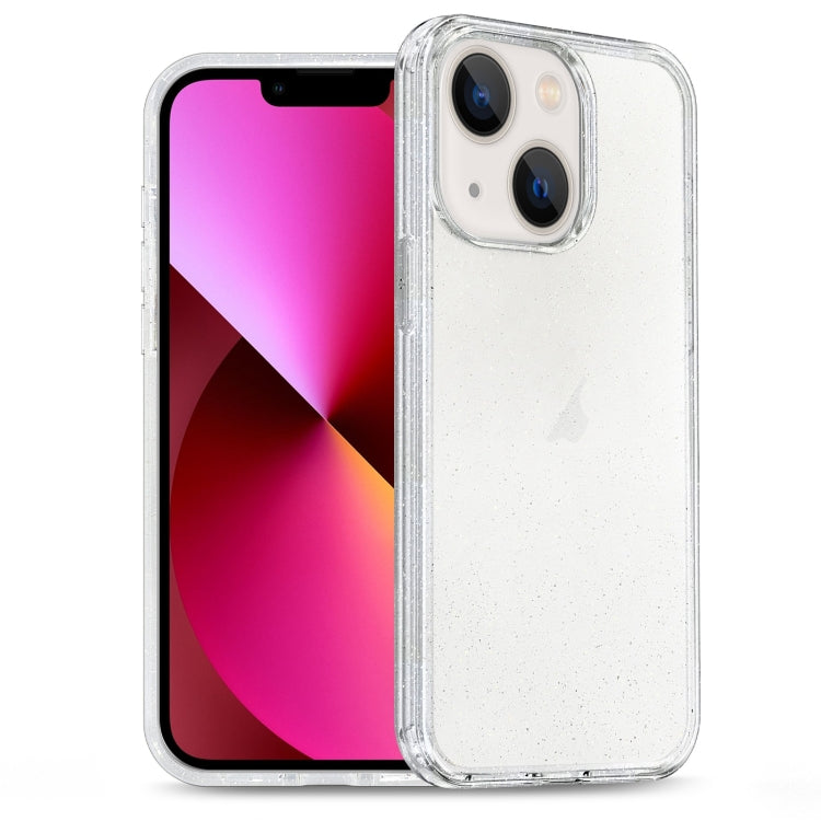 Glitter Powder TPU Hybrid PC Phone Case, For iPhone 13 Pro Max, For iPhone 13 Pro, For iPhone 13, For iPhone 12