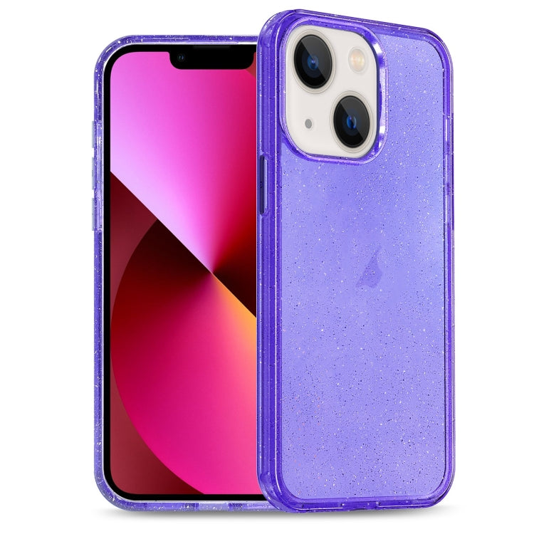 Glitter Powder TPU Hybrid PC Phone Case, For iPhone 13 Pro Max, For iPhone 13 Pro, For iPhone 13, For iPhone 12