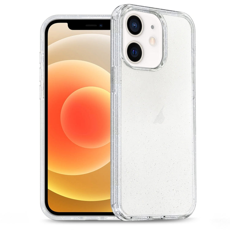 Glitter Powder TPU Hybrid PC Phone Case, For iPhone 13 Pro Max, For iPhone 13 Pro, For iPhone 13, For iPhone 12