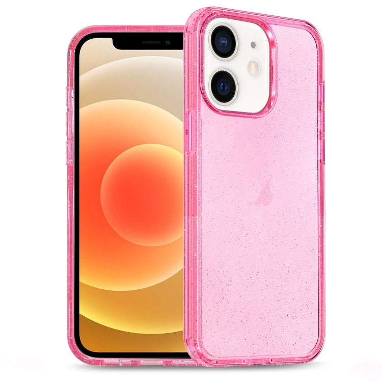 Glitter Powder TPU Hybrid PC Phone Case, For iPhone 13 Pro Max, For iPhone 13 Pro, For iPhone 13, For iPhone 12