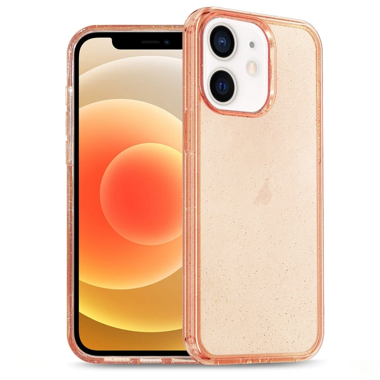 Glitter Powder TPU Hybrid PC Phone Case, For iPhone 13 Pro Max, For iPhone 13 Pro, For iPhone 13, For iPhone 12