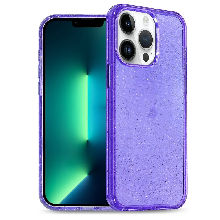 Glitter Powder TPU Hybrid PC Phone Case, For iPhone 12 Pro Max, For iPhone 12 Pro