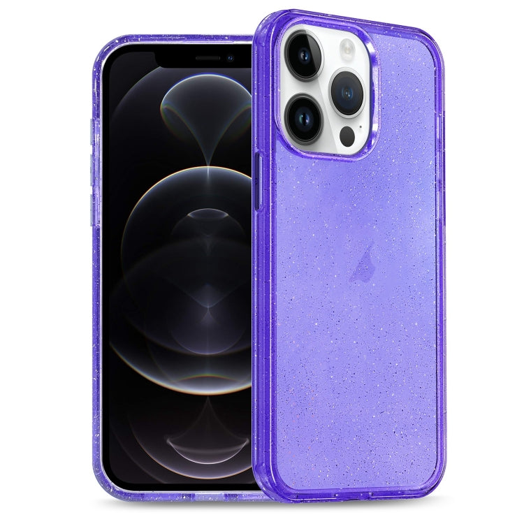 Glitter Powder TPU Hybrid PC Phone Case, For iPhone 12 Pro Max, For iPhone 12 Pro