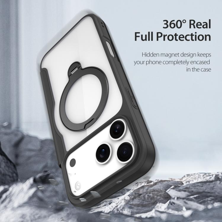DUX DUCIS Skin X Pro Series MagSafe Ring Holder Leather Phone Case, For iPhone 17 Pro Max, For iPhone 17 Pro, For iPhone 17, For iPhone Air, iPhone 16e, For iPhone 16 Pro Max, For iPhone 16 Pro, For iPhone 16