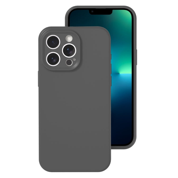 Precise Hole Liquid Silicone Jelly Color Full Coverage Phone Case, For iPhone 13 Pro Max