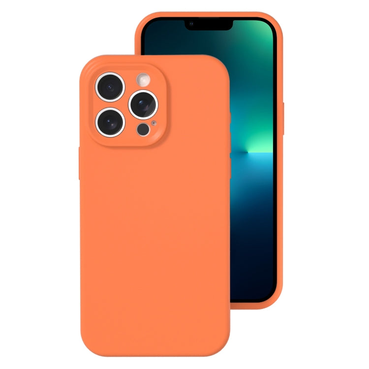 Precise Hole Liquid Silicone Jelly Color Full Coverage Phone Case, For iPhone 13 Pro Max