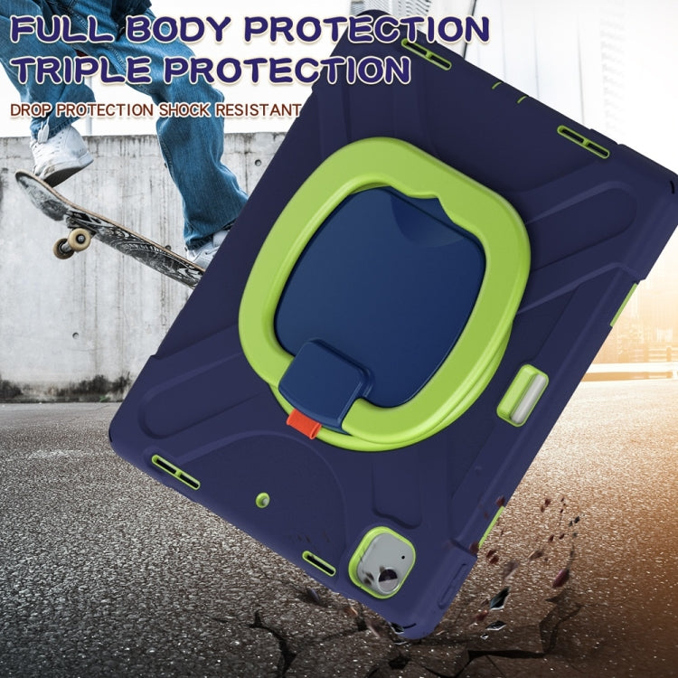 Silicone Hybrid PC Tablet Case with Holder & Shoulder Strap, For iPad Air 13 2024 / Air 13 2025, For iPad Pro 13 2024