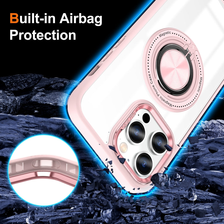Magnetic Rotating Ring Holder Phone Case, For iPhone 16 Pro Max, For iPhone 16 Pro, For iPhone 16 Plus, For iPhone 16