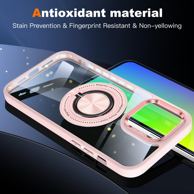 Magnetic Rotating Ring Holder Phone Case, For iPhone 16 Pro Max, For iPhone 16 Pro, For iPhone 16 Plus, For iPhone 16
