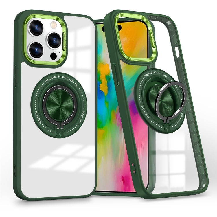 Magnetic Rotating Ring Holder Phone Case, For iPhone 16 Pro Max, For iPhone 16 Pro, For iPhone 16 Plus, For iPhone 16