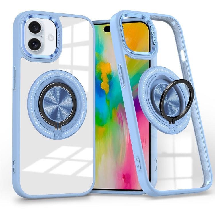 Magnetic Rotating Ring Holder Phone Case, For iPhone 16 Pro Max, For iPhone 16 Pro, For iPhone 16 Plus, For iPhone 16