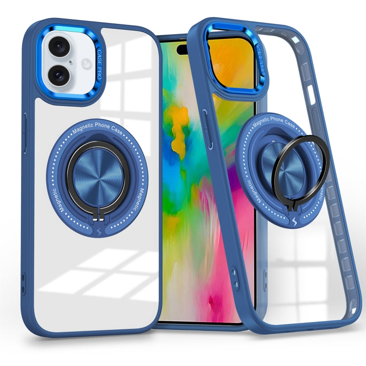 Magnetic Rotating Ring Holder Phone Case, For iPhone 16 Pro Max, For iPhone 16 Pro, For iPhone 16 Plus, For iPhone 16