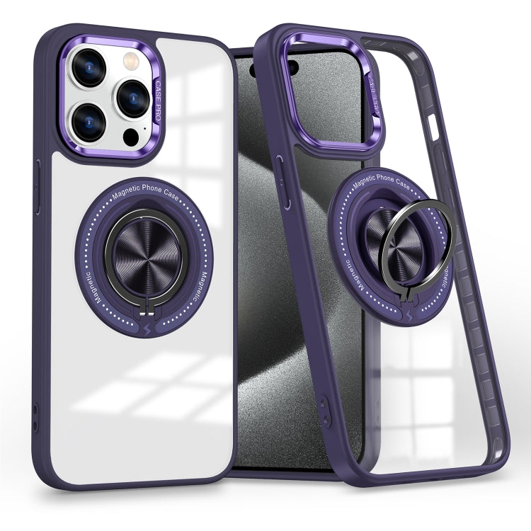 Magnetic Rotating Ring Holder Phone Case, For iPhone 15 Pro Max, For iPhone 15 Pro, For iPhone 15 Plus, For iPhone 15