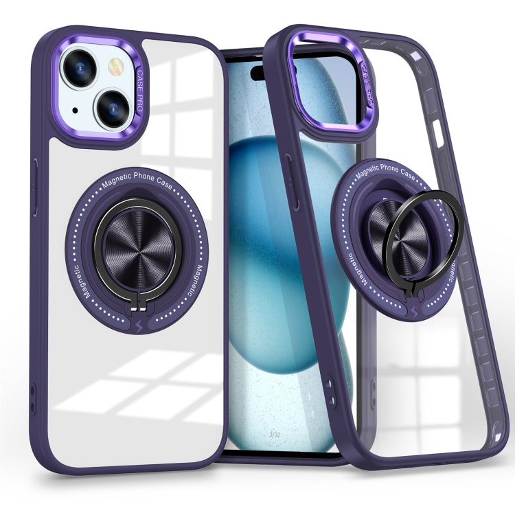Magnetic Rotating Ring Holder Phone Case, For iPhone 15 Pro Max, For iPhone 15 Pro, For iPhone 15 Plus, For iPhone 15