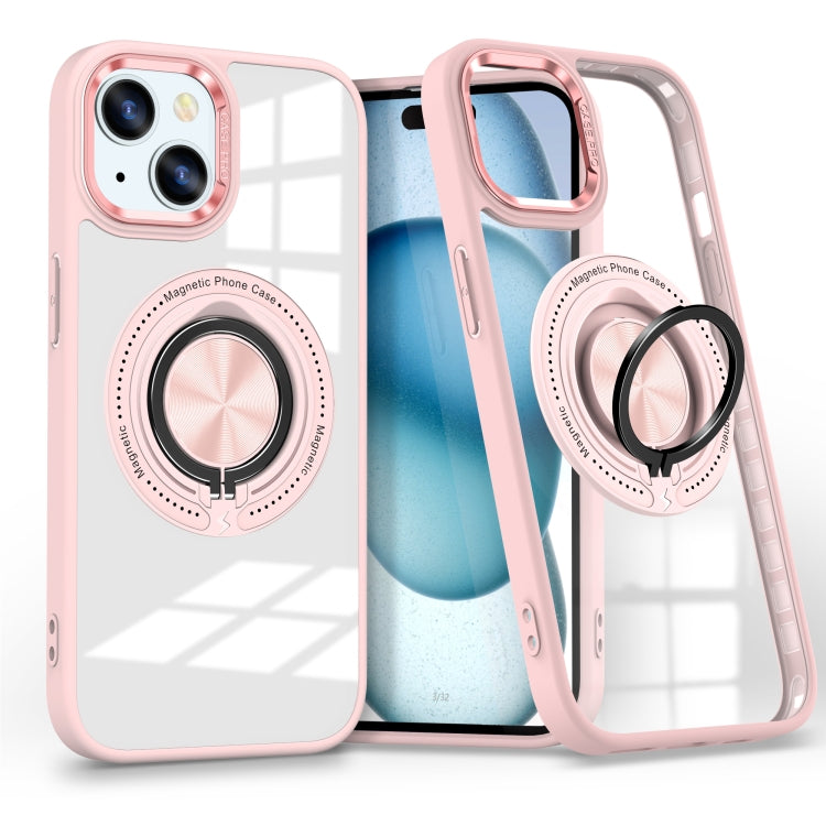 Magnetic Rotating Ring Holder Phone Case, For iPhone 15 Pro Max, For iPhone 15 Pro, For iPhone 15 Plus, For iPhone 15