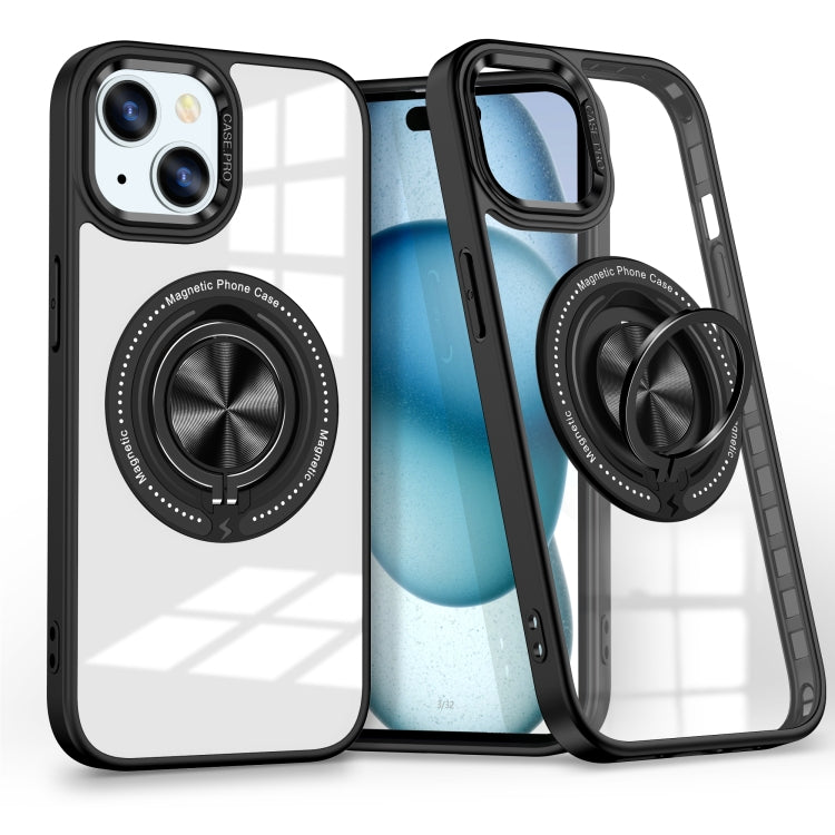 Magnetic Rotating Ring Holder Phone Case, For iPhone 15 Pro Max, For iPhone 15 Pro, For iPhone 15 Plus, For iPhone 15