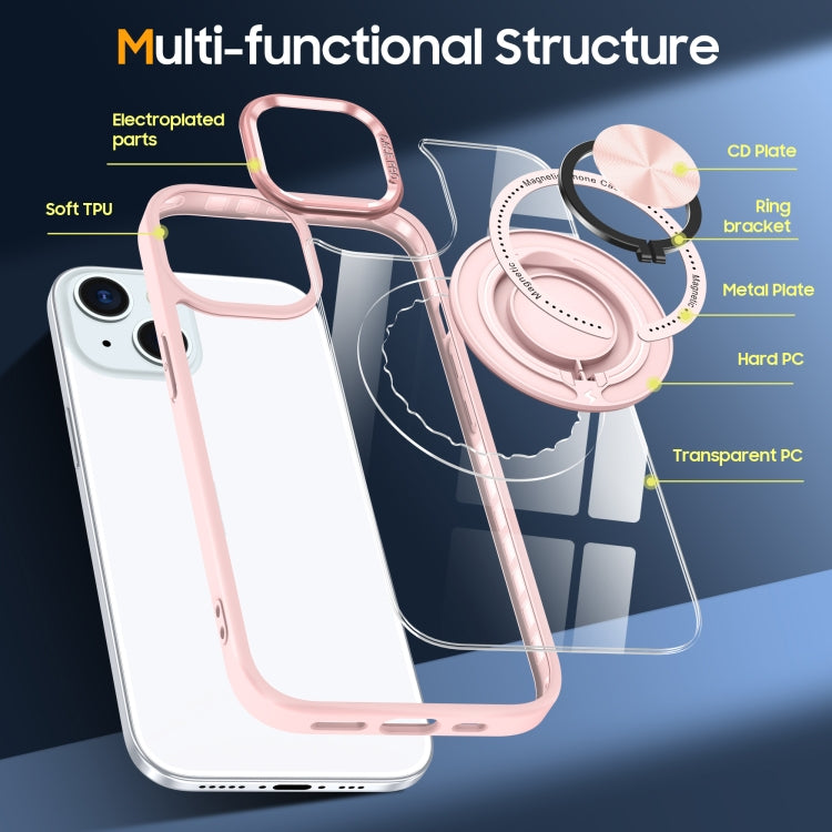 Magnetic Rotating Ring Holder Phone Case, For iPhone 14 Plus, For iPhone 14, For iPhone 14 Pro, For iPhone 14 Pro Max