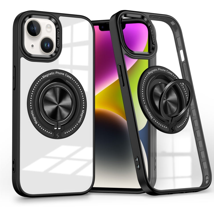 Magnetic Rotating Ring Holder Phone Case, For iPhone 14 Plus, For iPhone 14, For iPhone 14 Pro, For iPhone 14 Pro Max