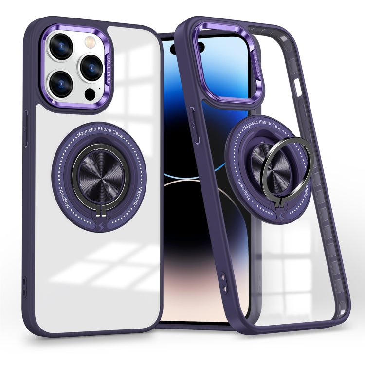 Magnetic Rotating Ring Holder Phone Case, For iPhone 14 Plus, For iPhone 14, For iPhone 14 Pro, For iPhone 14 Pro Max