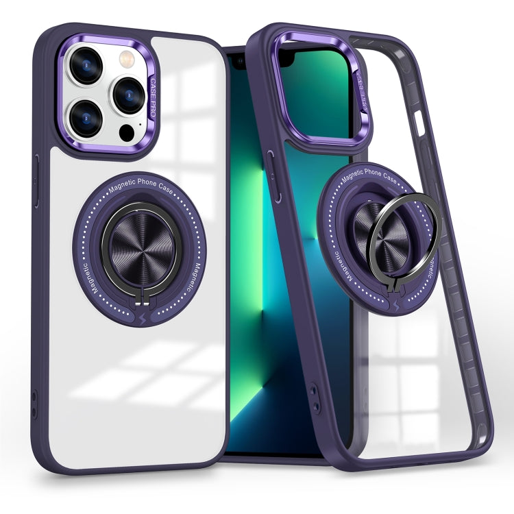 Magnetic Rotating Ring Holder Phone Case, For iPhone SE 2022 / 2020 / 8 / 7, For iPhone 13 Pro Max, For iPhone 13 Pro, For iPhone 13