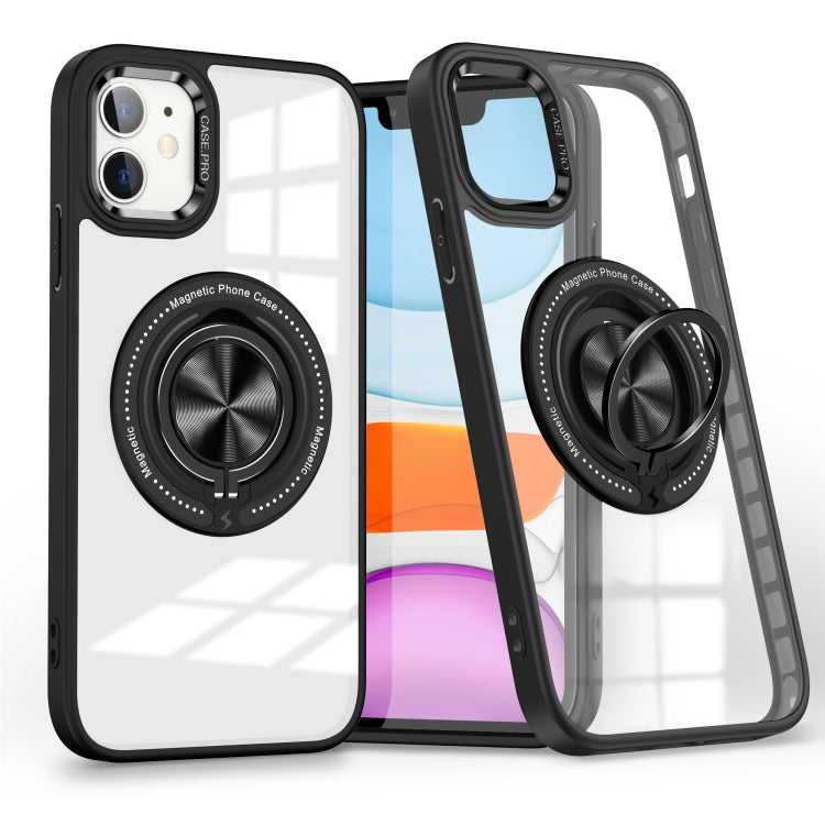 Magnetic Rotating Ring Holder Phone Case, For iPhone 11, For iPhone 11 Pro, For iPhone XS / X, For iPhone XR