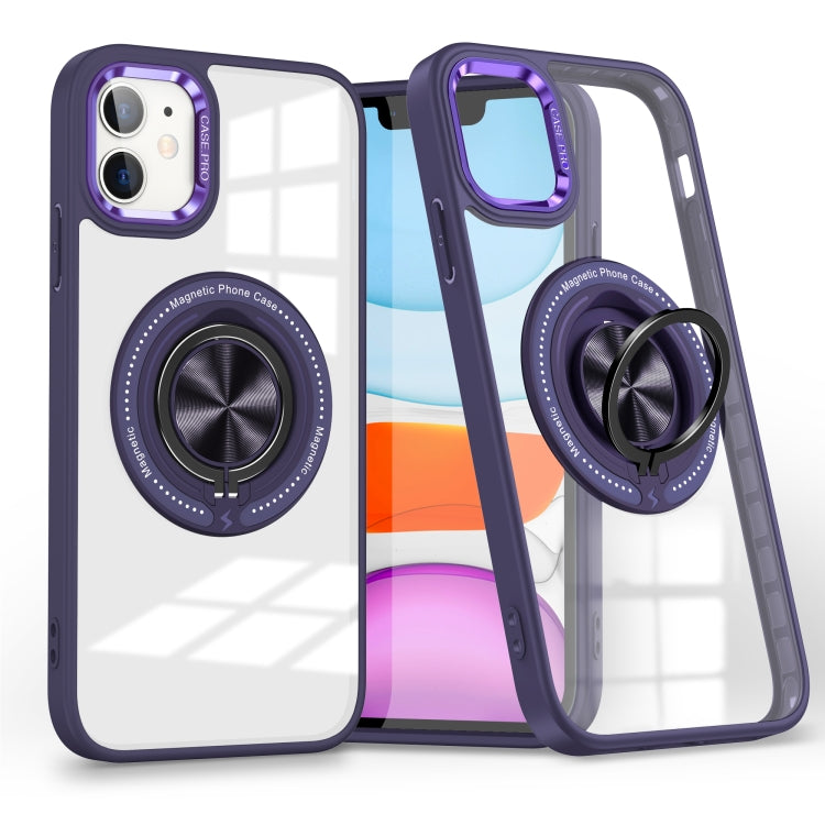 Magnetic Rotating Ring Holder Phone Case, For iPhone 11, For iPhone 11 Pro, For iPhone XS / X, For iPhone XR