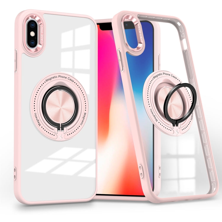 Magnetic Rotating Ring Holder Phone Case, For iPhone 11, For iPhone 11 Pro, For iPhone XS / X, For iPhone XR
