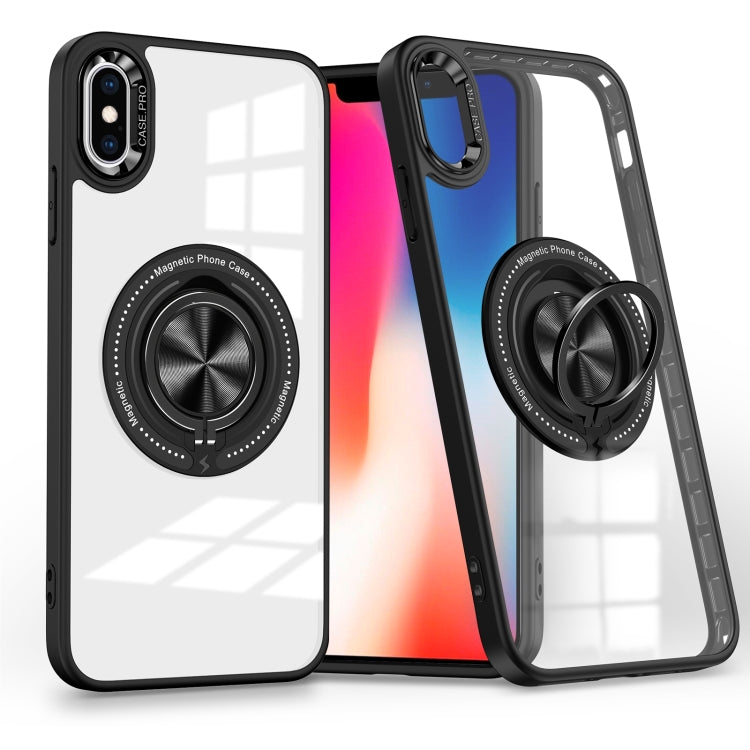 Magnetic Rotating Ring Holder Phone Case, For iPhone 11, For iPhone 11 Pro, For iPhone XS / X, For iPhone XR