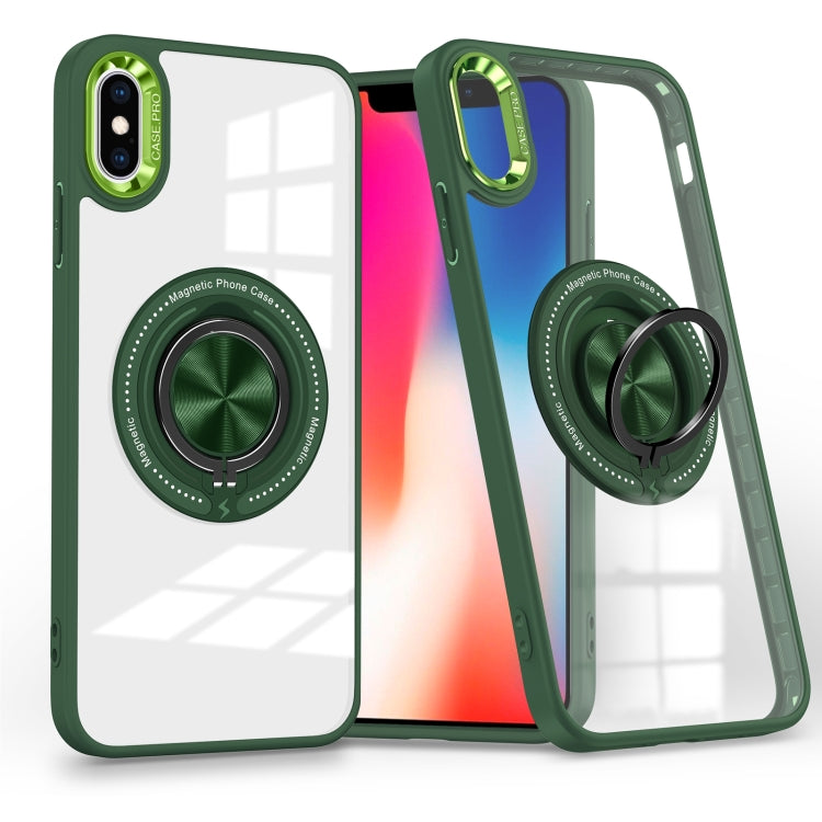 Magnetic Rotating Ring Holder Phone Case, For iPhone 11, For iPhone 11 Pro, For iPhone XS / X, For iPhone XR