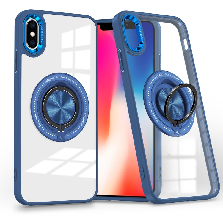 Magnetic Rotating Ring Holder Phone Case, For iPhone 11, For iPhone 11 Pro, For iPhone XS / X, For iPhone XR